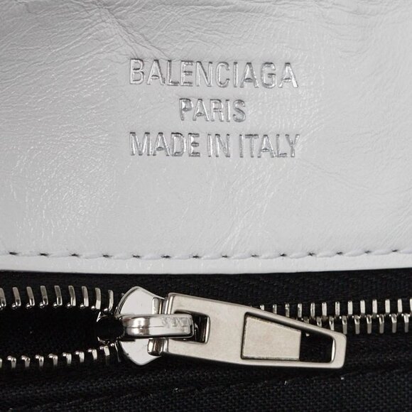Balenciaga White Padded Leather Monaco Small Shoulder Bag - Picture 7 of 12